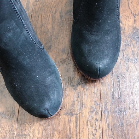 Jeffrey Campbell • Yorktown ankle bootie black washed leather chunky platform - Picture 5 of 12